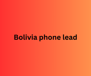 bolivia phone lead